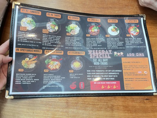 Menu photo 2 Ramen Masuta Rancho Cucamonga, CA