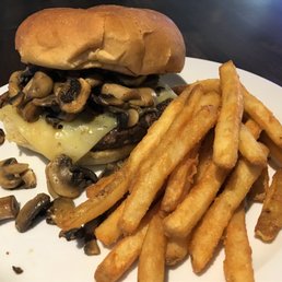 Mushroom Swiss Burger