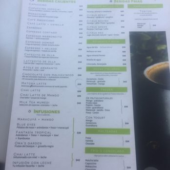 Mumedi - Drink menu - Cafeteria Near Me - Ciudad de México, DIF Mumedi - Drink menu - Cafeteria Near Me - Ciudad de México, DIF