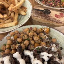 Bowls, GF Tiramisu, & Spicy Fries Bowls, GF Tiramisu, & Spicy Fries