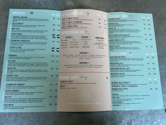 Menu photo 4 Kaleidoscope Juice Optima Scottsdale, AZ Menu photo 4 Kaleidoscope Juice Optima Scottsdale, AZ
