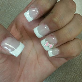 Fancy Nails - Closer look at my cute bow accent - Nail Salons Near Me - North Las Vegas, Nevada Fancy Nails - Closer look at my cute bow accent - Nail Salons Near Me - North Las Vegas, Nevada