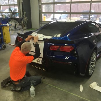 Caliber Collision - Adding white stripes - Body Shops Near Me - Allen, Texas