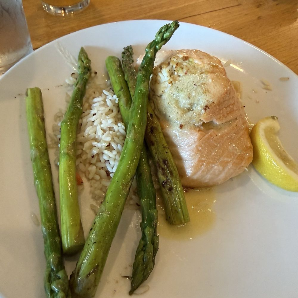 Crab stuffed salmon Crab stuffed salmon
