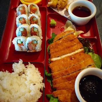 Sushi Style - Lunch Special Bento Box. Also includes soup and salad. Only $8.00! - Sushi Bars Near Me - Phoenix, Arizona Sushi Style - Lunch Special Bento Box. Also includes soup and salad. Only $8.00! - Sushi Bars Near Me - Phoenix, Arizona