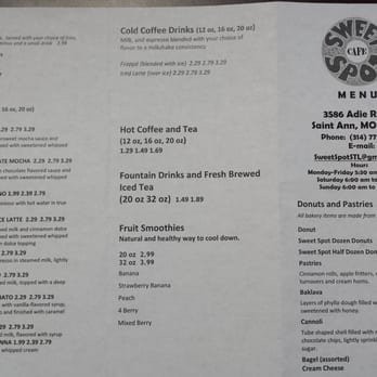 Sweet Spot Cafe - Cafes Near Me - Saint Ann, Missouri