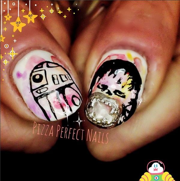 Pizza Perfect Nails Logo