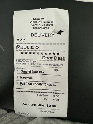 Menu photo 4 Mizu 21 Canton, CT
