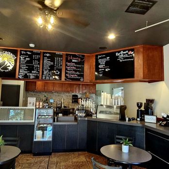 Good Grounds Coffee Shop - Interior overall pix with seating and restroom on the left - Coffee & Tea Near Me - Adair Village, Oregon Good Grounds Coffee Shop - Interior overall pix with seating and restroom on the left - Coffee & Tea Near Me - Adair Village, Oregon