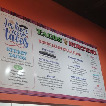 Tacos Norteño - Menu - Mexican Near Me - San Antonio, Texas Tacos Norteño - Menu - Mexican Near Me - San Antonio, Texas