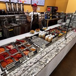 Ohana Poke Bowl - Bowl fixings, and awesome owner.