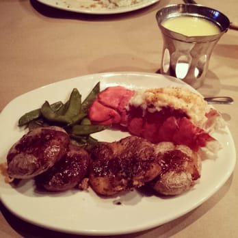 Bonefish Grill - Cold water lobster tail with yukon gold potatoes, sugar snap peas, and melted butter for dipping - Seafood Near Me - Novi, Michigan Bonefish Grill - Cold water lobster tail with yukon gold potatoes, sugar snap peas, and melted butter for dipping - Seafood Near Me - Novi, Michigan