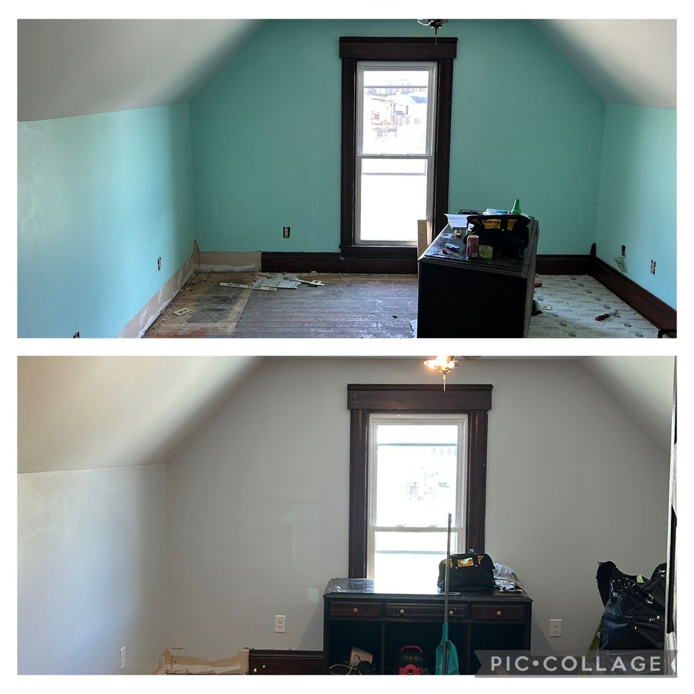 Slide of Right hand repairs