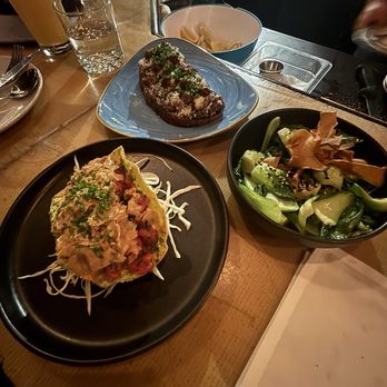 The Whalesbone - Appetizers - beef tare tare, tuna tare tare, garlic bok choy - Seafood Near Me - Ottawa, Ontario