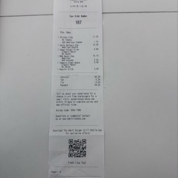 Habit Burger & Grill - Can you find the 3 or 4-digit check # - Burgers Near Me - Alameda, California Habit Burger & Grill - Can you find the 3 or 4-digit check # - Burgers Near Me - Alameda, California