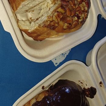 Ted's Bakery - Pecan roll and chocolate croissant. - Bakeries Near Me - Haleiwa, Hawaii