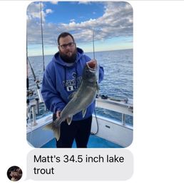 My son in law with a big fish
