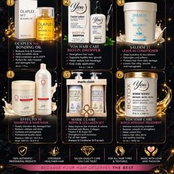 La Bella Lilys Dominican Hair Salon - Productos que utilizamos en nuestra salón de belleza