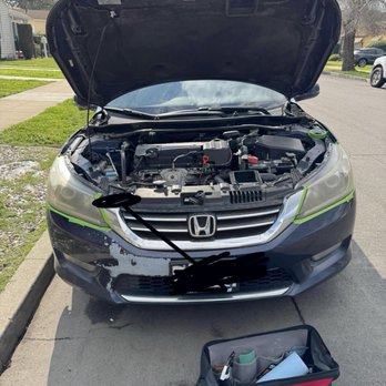 BRM Headlight Restoration - Before - Auto Detailing Near Me