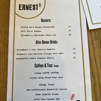 Ernest - New American Near Me - San Francisco, California