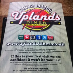 Uplands Diner - Uplands Diner menu