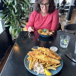 Salt & Sol - Fish and chips. Sol bowl.
