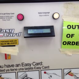 Broken machine that ate my card with $ on it!