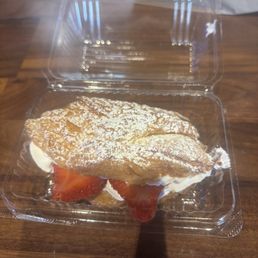 Strawberry danish