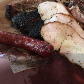 Franklin Barbecue - Clockwise: sausage, brisket, ribs, turkey - Barbeque Near Me - Austin, Texas Franklin Barbecue - Clockwise: sausage, brisket, ribs, turkey - Barbeque Near Me - Austin, Texas