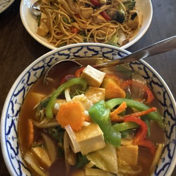 Ruen Thai Restaurant - Jungle curry and brown rice and Spaghetti. - Thai Near Me - Roseville, California Ruen Thai Restaurant - Jungle curry and brown rice and Spaghetti. - Thai Near Me - Roseville, California