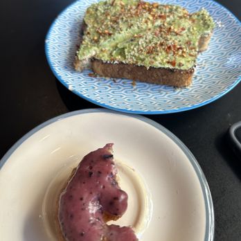 Rooted Coffee - Avocado Toast & Half-Eaten Blueberry Donut - Coffee & Tea Near Me - Walnut Creek, California Rooted Coffee - Avocado Toast & Half-Eaten Blueberry Donut - Coffee & Tea Near Me - Walnut Creek, California