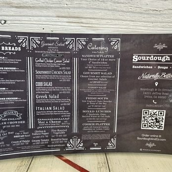 Sourdough & Co - Menu 12/2025 - Sandwiches Near Me - Irvine, California Sourdough & Co - Menu 12/2025 - Sandwiches Near Me - Irvine, California