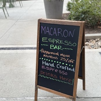 Macaron Espresso Bar - Signage - Coffee & Tea Near Me - Huntersville, North Carolina Macaron Espresso Bar - Signage - Coffee & Tea Near Me - Huntersville, North Carolina