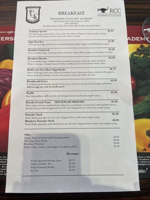 Menu photo 7 Riverside Community College Culinary Academy Riverside, CA Menu photo 7 Riverside Community College Culinary Academy Riverside, CA