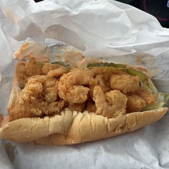 Manchu - Shrimp Po'Boy - Cajun/Creole Near Me - Richmond, Virginia Manchu - Shrimp Po'Boy - Cajun/Creole Near Me - Richmond, Virginia