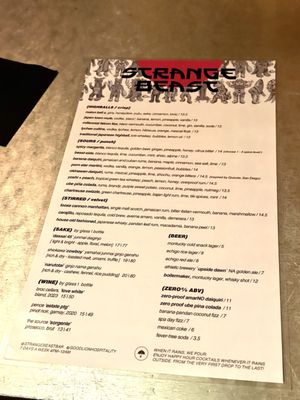 Menu photo 1 Strange Beast Ventura, CA Menu photo 1 Strange Beast Ventura, CA