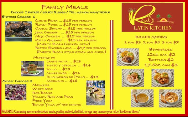 Menu photo 1 Raul's Latin Kitchen & Catering Atlanta, GA Menu photo 1 Raul's Latin Kitchen & Catering Atlanta, GA