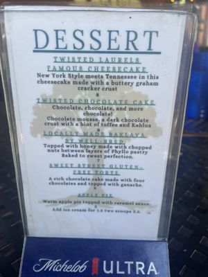 Menu photo 4 Twisted Laurel Weaverville Weaverville, NC