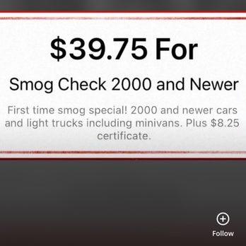 5 Star Smog - Coupon doesn't specify you have to mention it at the beginning of appointment. - Smog Check Stations Near Me - Citrus Heights, California