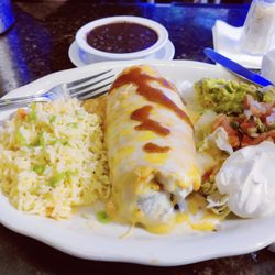 El Sombrerito Tex Mex - California burrito