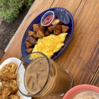 Thunderbird Cafe - Fried potatoes, scrambled eggs & cheese - Breakfast & Brunch Near Me - McGaheysville, Virginia