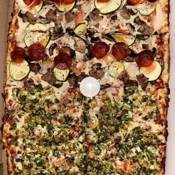 Golden Boy Pizza - Large pizza (half clam garlic & half combo) $30 - Pizza Near Me - San Mateo, California Golden Boy Pizza - Large pizza (half clam garlic & half combo) $30 - Pizza Near Me - San Mateo, California