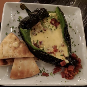 Debajo Tapas ABQ - Cheese filled pepper (my favorite!) - Spanish Near Me - Albuquerque, New Mexico