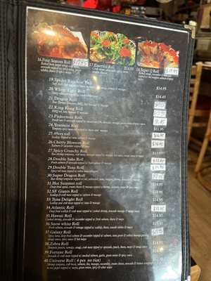 Menu photo 1 Toyama Sushi San Francisco, CA Menu photo 1 Toyama Sushi San Francisco, CA