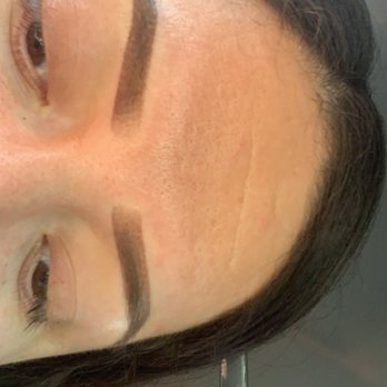 Brows Beautified by Angela - Immediately after - Permanent Makeup Near Me - Rosemead, California