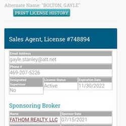 Fathom Realt-Dallas - My Mommys real estate lisense