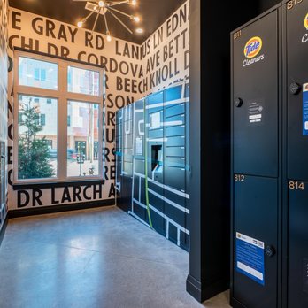 HaNoBe Apartments - Package lockers, Tide dry cleaning lockers, and mailboxes - Apartments Near Me - Cincinnati, Ohio