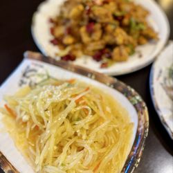 Potatoes and spices chicken