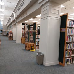 Clay County Public Library - Fiction and Non fiction section
