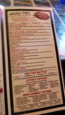 Menu photo 5 Capones Pub & Grill Coeur D Alene, ID Menu photo 5 Capones Pub & Grill Coeur D Alene, ID